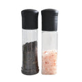 Wholesale Customized 340ml Manual Plastic Salt and Pepper Mill Sea Spice Grinder PC Material