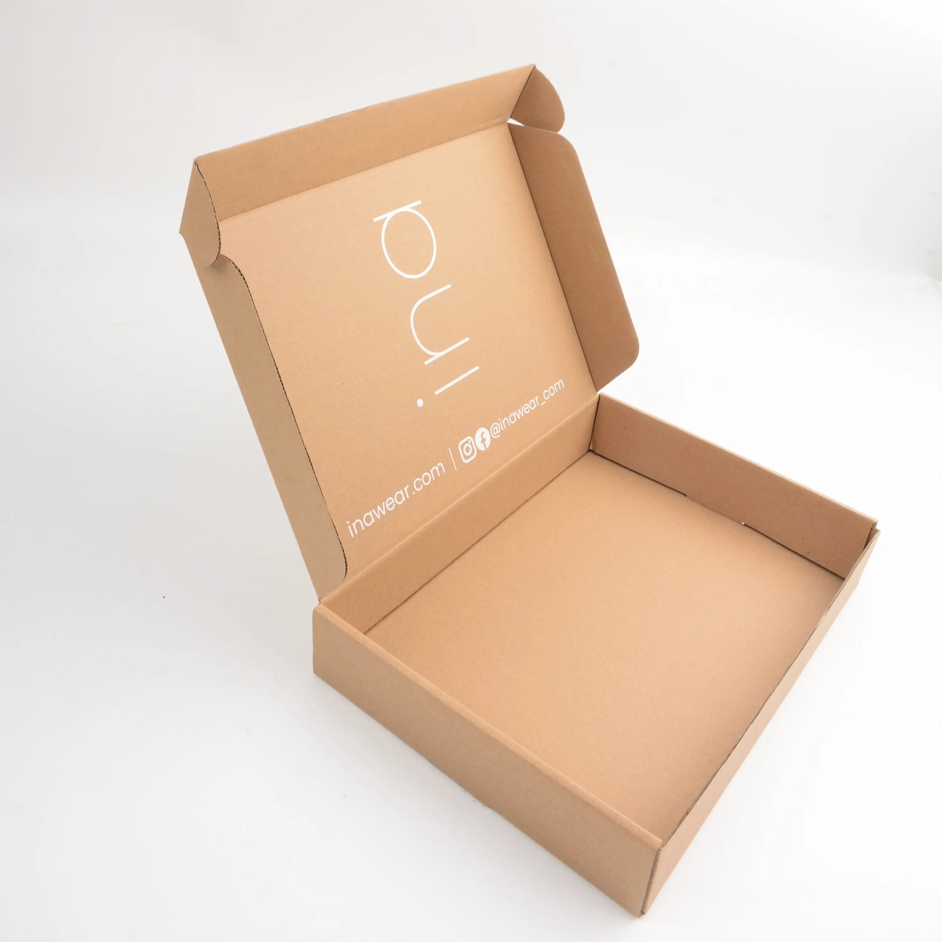Customizable logo Wholesale Brown Kraft Paper Packaging Carton Corrugated Cardboard Carton for Transportation or Mailing