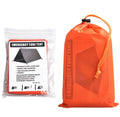 Outdoor Keep Warm Waterproof First Aid Survival Gear Orange Disaster Relief Tube Tents un Emergency Shelter Tent
