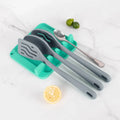 Silicone Utensil Rest Bpa Free Cooking Silicone Utensil Rest With Drip Pad for Stove Top Food Grade Spatula Holder