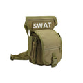 LUPU BL009 National Style Waterproof Polyester Leg Bag with Zipper Closure for Unisex Use in Running Sports