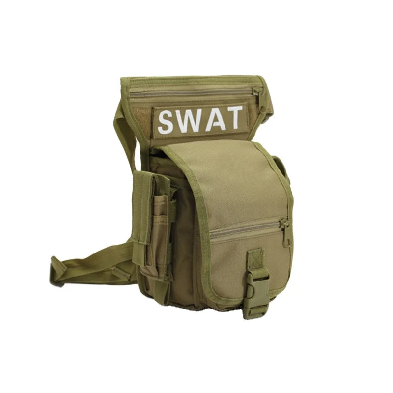 LUPU BL009 National Style Waterproof Polyester Leg Bag with Zipper Closure for Unisex Use in Running Sports
