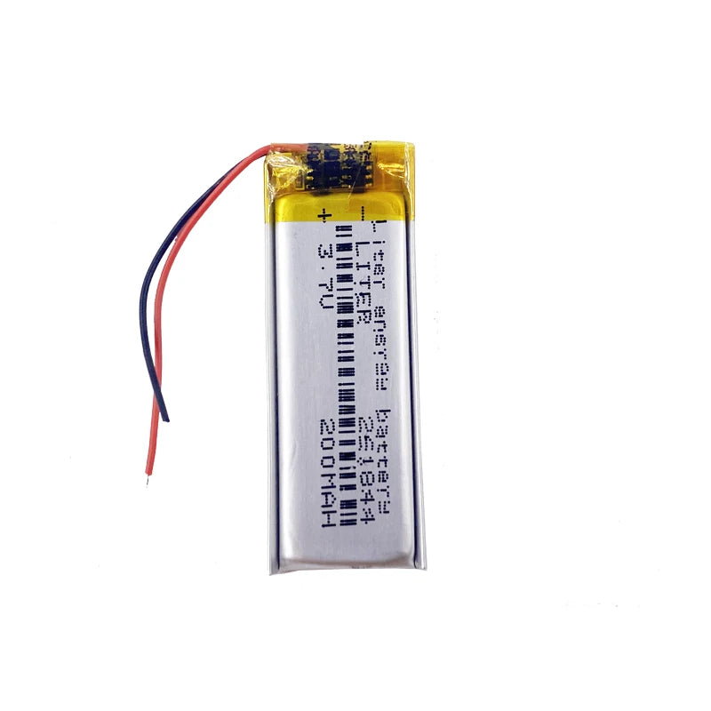 Lithium Polymer Battery  3.7v 261844 200mAh Polymer Lithium Battery Pack for Electronics Battery Factory