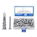 M4.2 Zinc Alloy Steel Self-Drilling Drywall Anchors with Self Tapping Screws for Plasterboard Hollow Wall Plugs