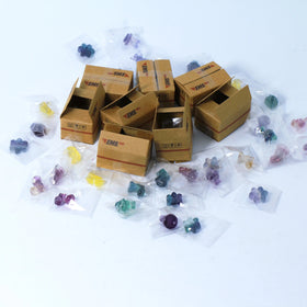 Hot Sales Fluorite Carving Mystery Box Crystal Mini Carving for Christmas Blind Box Gift for Jewelry Making