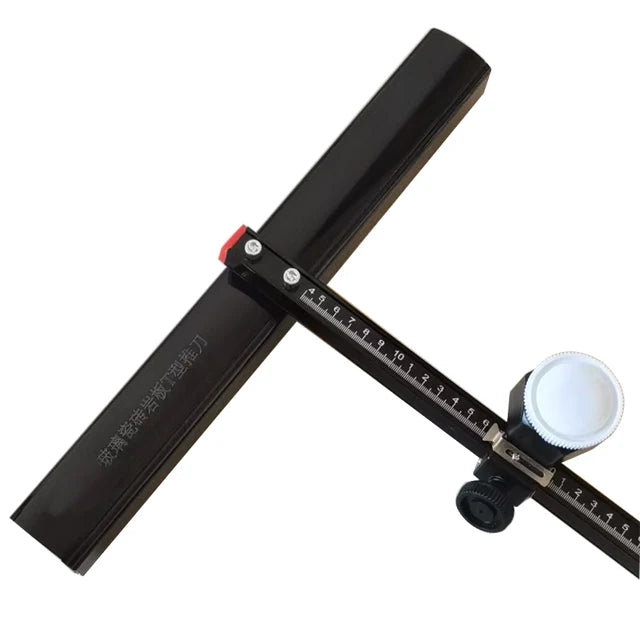 Hot Selling Industrial Grade Oval Aluminum Alloy Handle Nylon Glass T Cutter Tungsten Carbide Wheels 45 Cutting Angle Glass MegaBDM