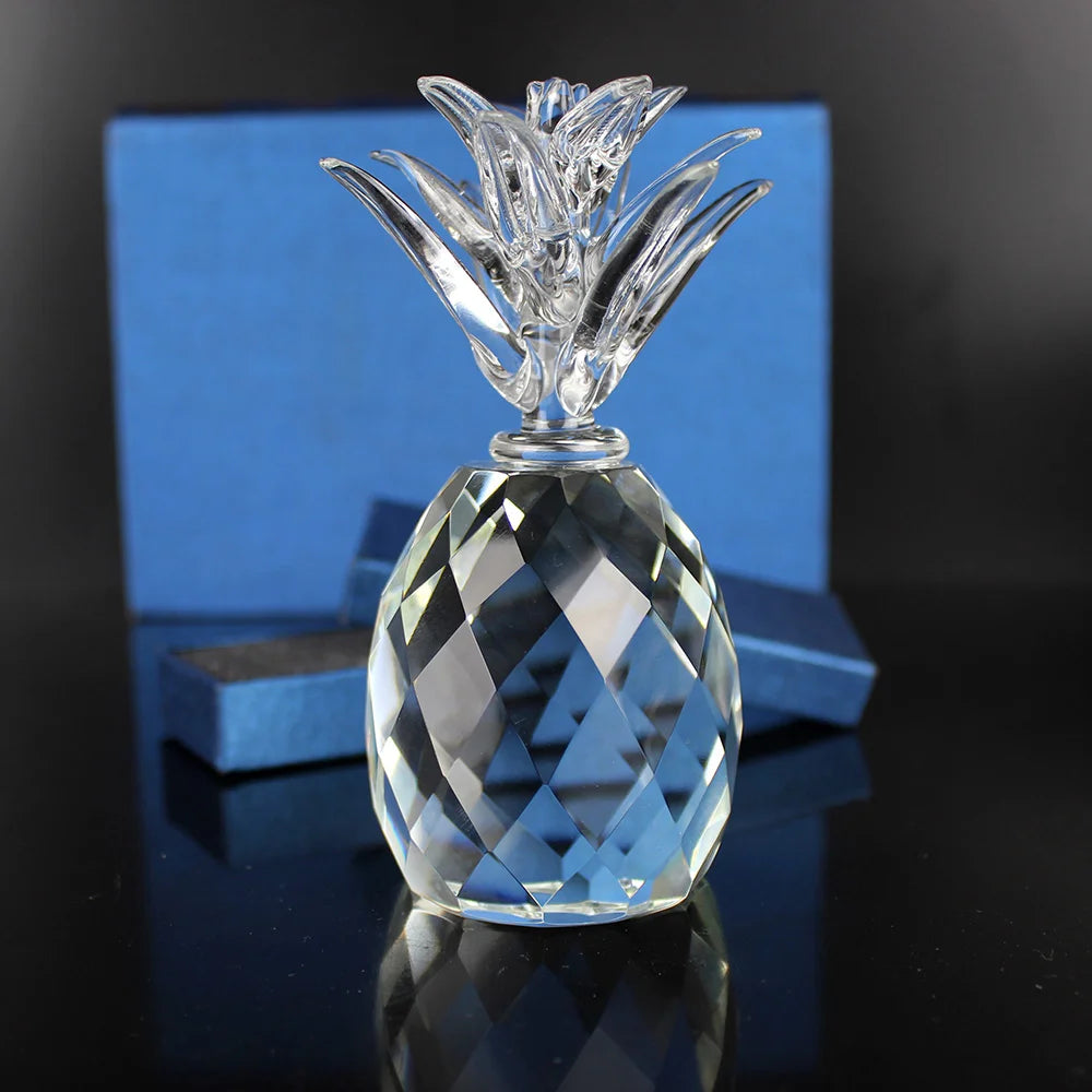 Wholesale Lovely Shining Crystal Ananas Clear Crystal Glass Pineapples