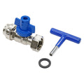 BMAG OEM Customized Size 1/2"-2" Lockable Brass Ball Valve with Lock for Water Meter Forged Construction