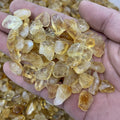 Wholesale Polished Healing Crystals Quartz Crystal Gravel Stone Brazil Citrine Tumbled Stone for Decoration