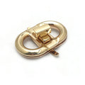 Deepeel AL628 Luggage Handbag Accessories Light Gold Closure Turn Locks Bag Twist Lock