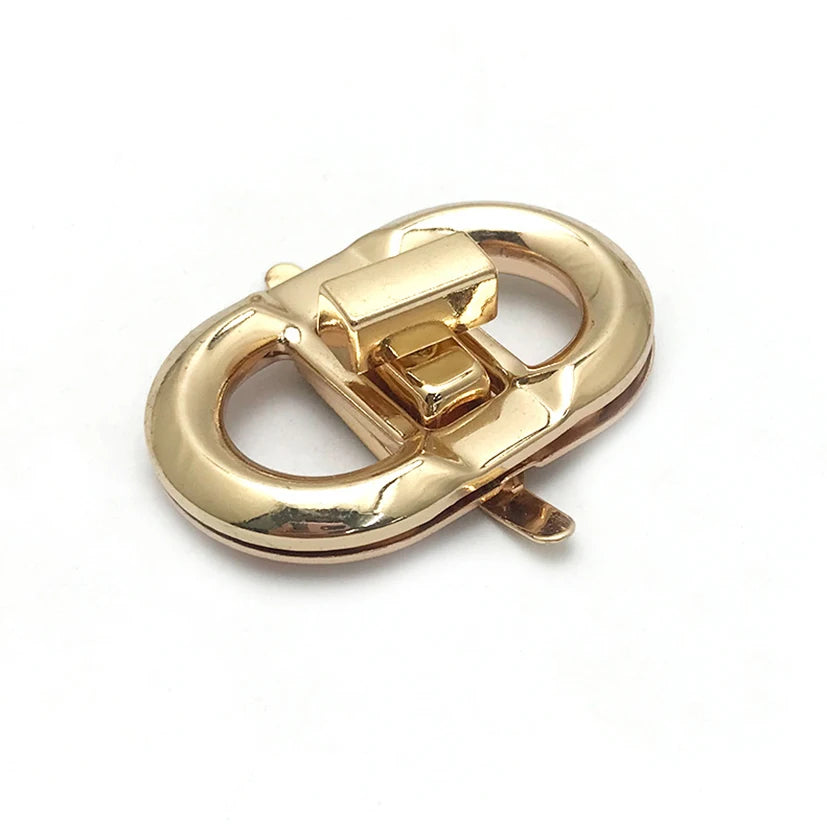 Deepeel AL628 Luggage Handbag Accessories Light Gold Closure Turn Locks Bag Twist Lock