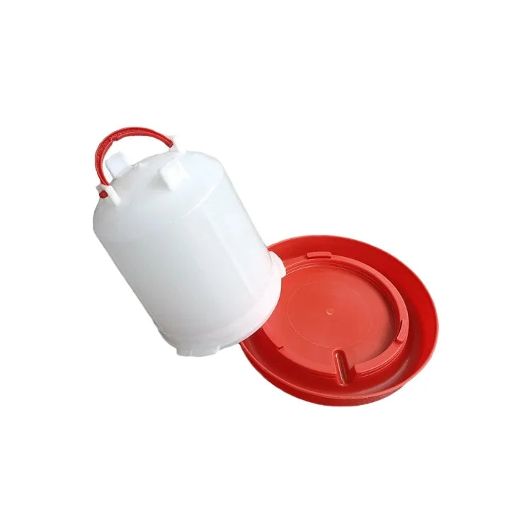 2.5L Automatic Chicken Feeders and Drinkers Poultry Feeder Pan Bucket New Condition for Animals