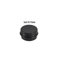 Free Sample Black Silver Rose Gold Cream Jar 5ml 25*17mm Cosmetic Storage case Metal Aluminum Tin