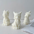 DIY Soap Plaster Decorative Ornament Mold 3D Three-dimensional Cat Candle Silicone Mold