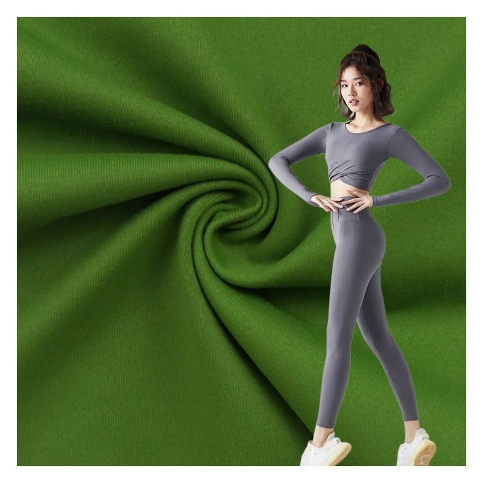 Chinese Fabric 300gsm Nylon Spandex Supplex Leggings Fabric Activewear Yoga Pant Fabric