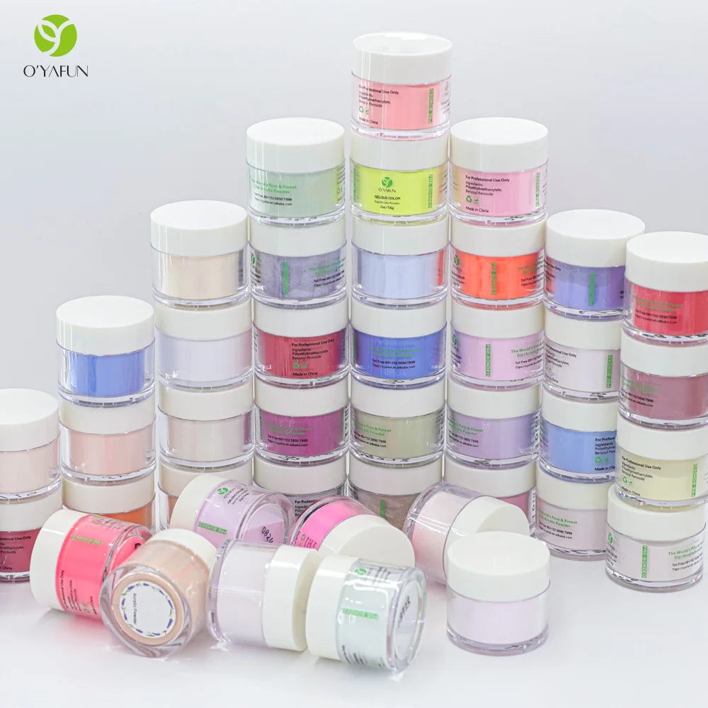 Wholesale Private Label Clear Acrylic Nail Dip Powder Kit Acrylic Dipping Powder Set Dip Powder Kit for Nails With Base and Top