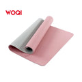 WOQI Hot Selling 6mm Double-Sided Non Slip Eco Friendly Yoga Mat for Barefoot Exercise