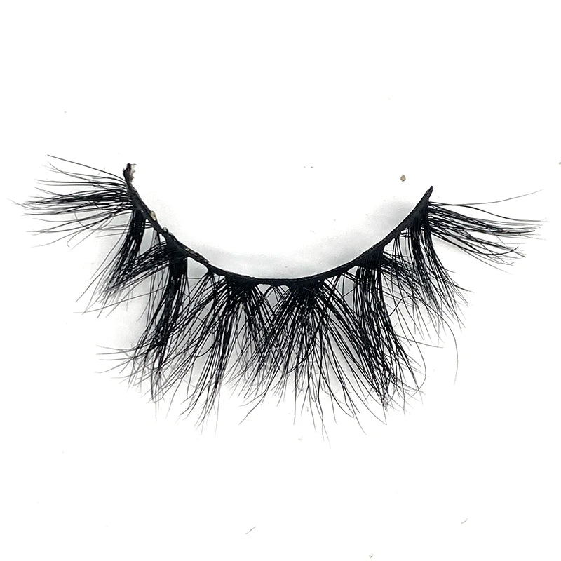High Quality Full Strip Eyelashes Private Label Eyelashes Wholesale Handmade Natural 3D Mink Eyelashes