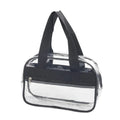 Premium Large Clear Makeup Cosmetic Toiletry Organizer Bag Clear Tote Bag Stadium Approved Mini Clear Purse for Gym
