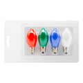 JAIYI Colored C7/C9LED Christmas Light Bulb 0.5W Interchangeable Dimmable Light Bulb for Festive Christmas Decoration Light Bulb