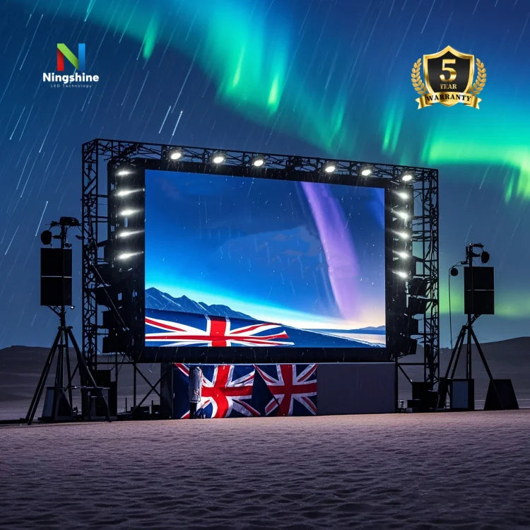 24/7 Weatherproof 250x250mm IP65/IP31 5-Year Warranty LED Screen Hire Indoor Outdoor Use with Technical Support