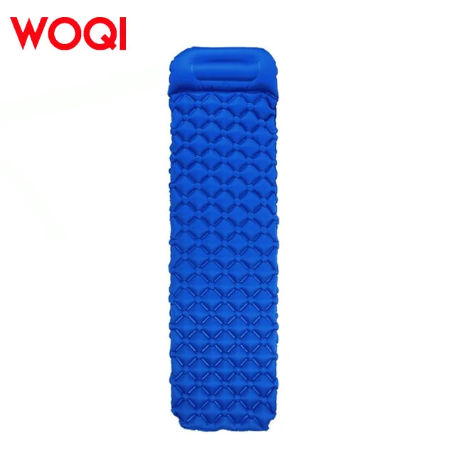 WOQI Outdoor Ultra Light TPU Waterproof Camping Mattress 4 Seasons Portable Moisture-Proof Hiking Backpack Sleeping Pad