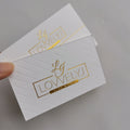 Premium Foil Stamping Business Card Debossed Business Card Letter Press Postcard/wedding Card/thank You Card