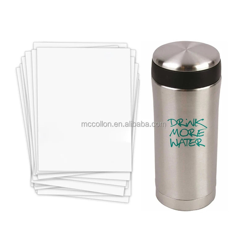 Clear & White Water Slide Decal Transfer Paper for Inkjet Printers-for Glass Applications
