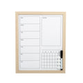 Home Office Decor Wall Mount Weekly Plan Magnetic Whiteboard with Pen and Magnets