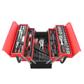 86pcs Mechanic Household Tool Set Have Water Pump Locking Plier Folding Toolbox