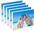 Light Luxury 12mm Thick Silk-Screen Acrylic Photo Frame High-End Home Decoration 4 5 6 8 Inch Magnetic Photo Frame