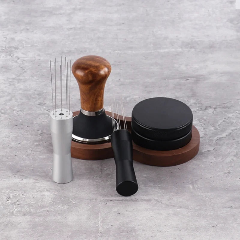 Wholesale 2024 New Coffee Accessories Stainless Steel Espresso Tamper Coffee Stirrer Coffee Needle Distributor Barista Tools