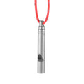 Titanium Emergency Whistle & Knife Sets for Camping & Hiking-Tiny Necklace Survival Tool