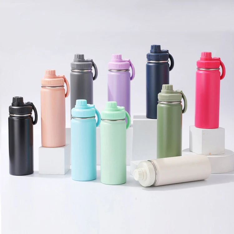 24oz 32 oz Double Wall Stainless Steel Gym Sport Bottle Magnet Phone Holder Portable Insulated Water Bottle with Custom Logo