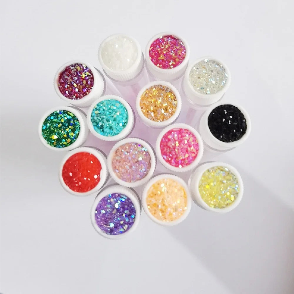 Pinky leem Private Label logo Crystal Glitter Tool Eye  Extension Tube Mascara Cleanser Lashes Brush Lash Brush