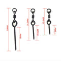 1000 Pieces in Bulk  Carp Fishing Boilie Screw with Ring Swivel D-Rig Chod Rig Fishing Terminal Tackle