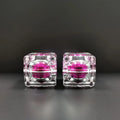 Wholesale 5g 10g 20g Clear Luxury Gold Screw Top Double Wall Plastic Square Cream Jars for Skin Care & Lotion