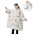 China Factory Adult Wearable Hoodie Blanket with Socks Oversized Hooded Blanket for Winter Custom Sherpa Blanket Sherpa Socks