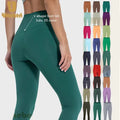 79%Nylon 21% Spandex High Flexible Nylon Spandex Yoga Leggings High Waist Soft Comfort Running Training Leggings