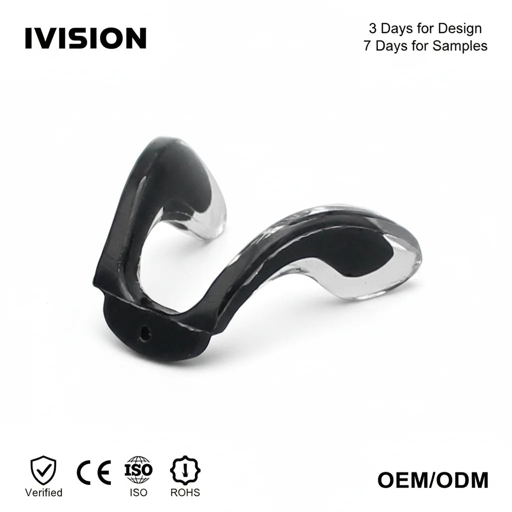 Wholesale Screw-Type Silicone Nose Pads with U-Shaped Saddle Bridge for Kids Eyeglasses Plastic Nose Support Frame