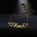 Trendy Fashion Personalized Customized Stainless Steel 18k Gold-Plated Jewelry Unique Unisex Gift Pendant