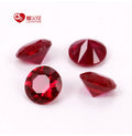 1000pcs/pack 8# Ruby Red 0.8-3mm Small Sizes Synthetic Corundum Round Shape Lab Created Corundum