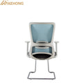 Modern Adjustable Armrest Office Chair Gold Grey Fixed Manager Ergonomic Office Chair Executive Middle Back Korean Mesh Chair