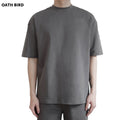 100% Cotton Drop Shoulder Boxy Fit Plain Blank T-shirt Custom logo Heavyweight Tee Streetwear Oversized t Shirts Clothing Men
