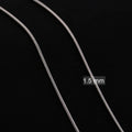High Polished Stainless Steel Round Snake Chain Gold Plated Chains