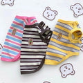 Factory Custom Anti-Fur-Loss Pet Vest Comfortable Breathable Lightweight Fashionable Colorful Stripes for Fashion Accessories