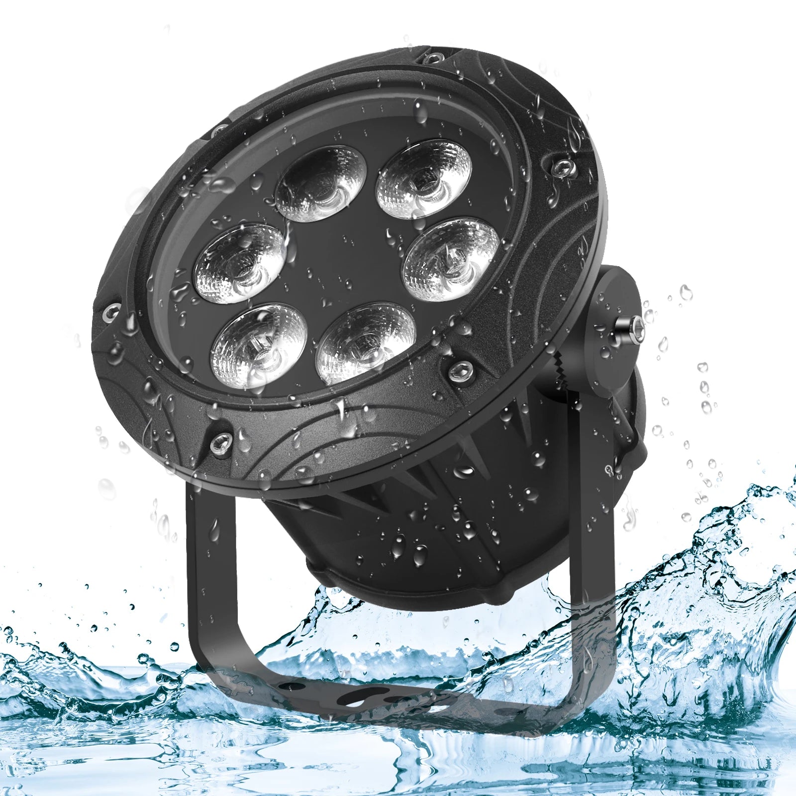 4-in-1 6pcs 10w LED RGBW Waterproof Par Light P65 Outdoor Stage Lighting Beam Lights Dj Disco Ktv Club Band Stage Shows RGB IP65