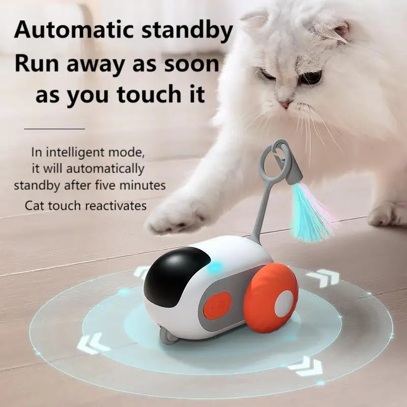 Intelligent Sports Car Remote Control Cat Toy Classic Pet Interactive Movement Toy Little Mouse Teasing Stick Relieve Boredom