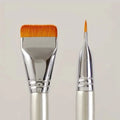 Ultra-Thin Premium Liquid Makeup Foundation Brush Flat Concealer Face Brush for Blending Cream