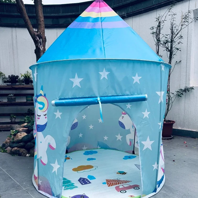 Indoor Outdoor Children Playing Princess Tent